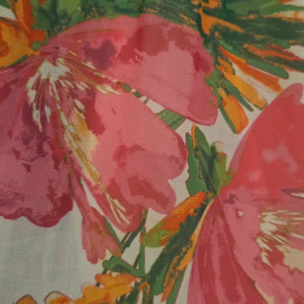 Baltic Born Floral Tiered Maxi Dress Women XL Boho Tropical Ruffle Resort Beach - Picture 7 of 11